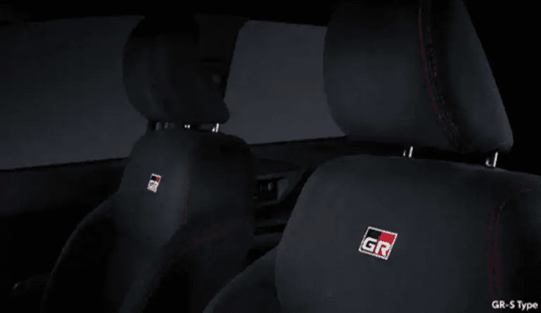 Premium GR Suede Seat (GR-S Type) and Adjustable Headrest (All Type)