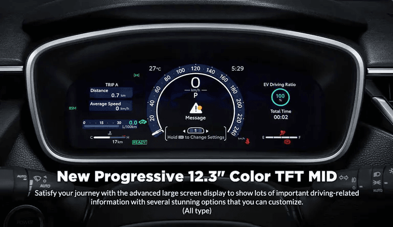 12.3" Progressive Color TFT MID
