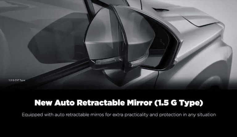 Auto Retractable Mirror (1.5 G Type)
