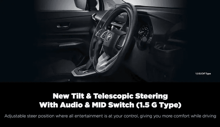 Tilt and Telescopic Steering (1.5 G Type)