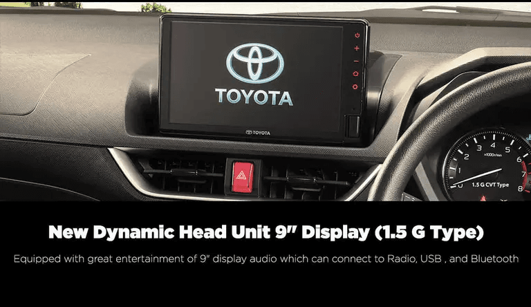Head Unit 9" Display (1.5 G Type)