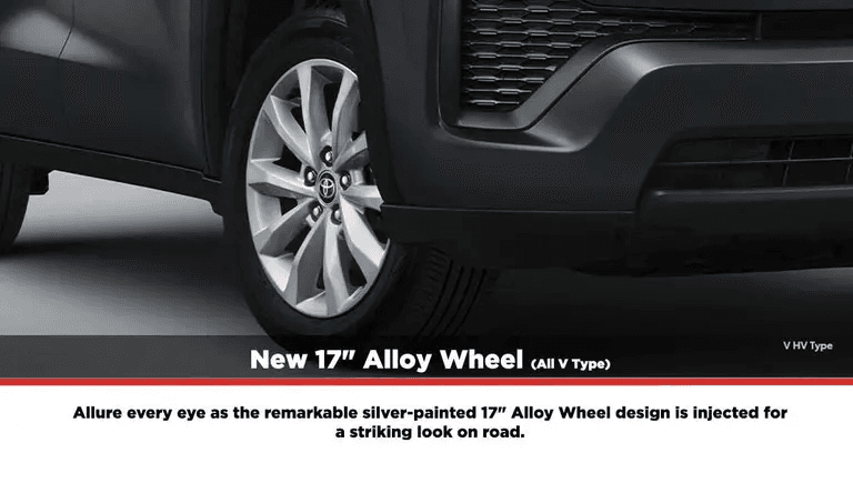 17" Alloy Wheel (All V Type)