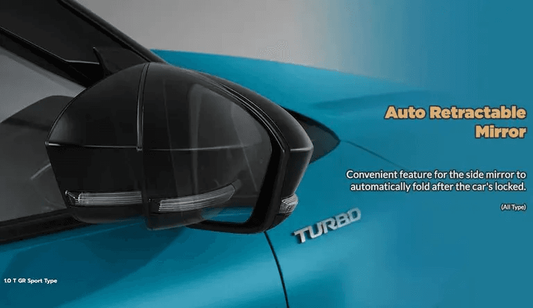 Auto Retractable Mirror