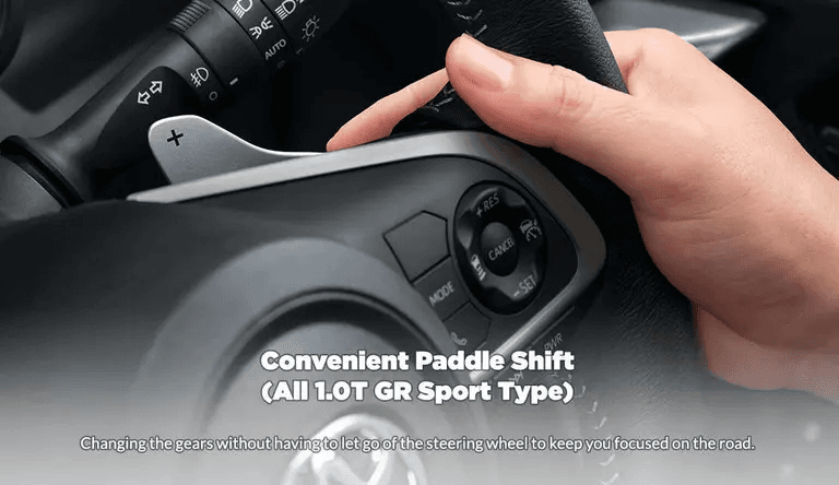 Convenient Paddle Shift