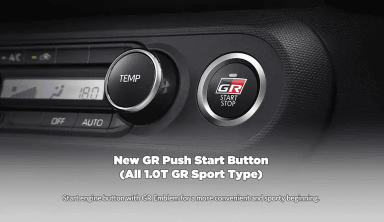 New GR Push Start Button