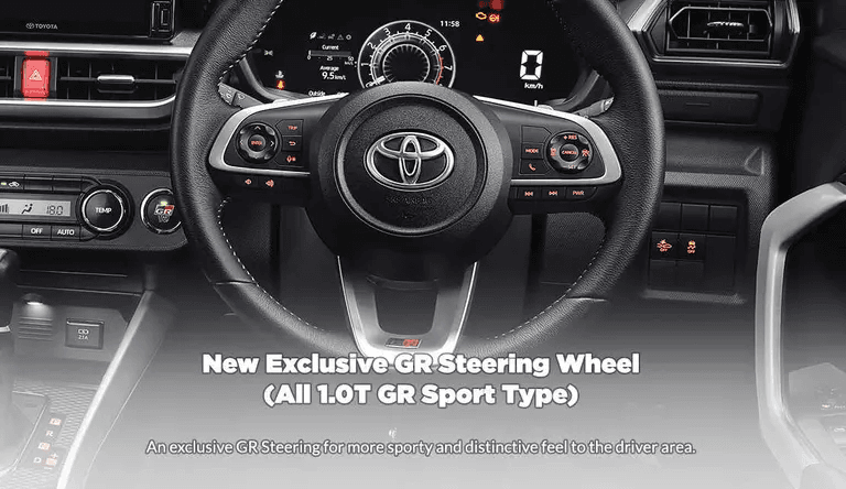 Exclusive GR Steering Wheel