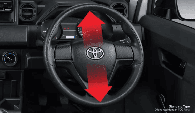 Comfortable Steering with Tilt Adjustment