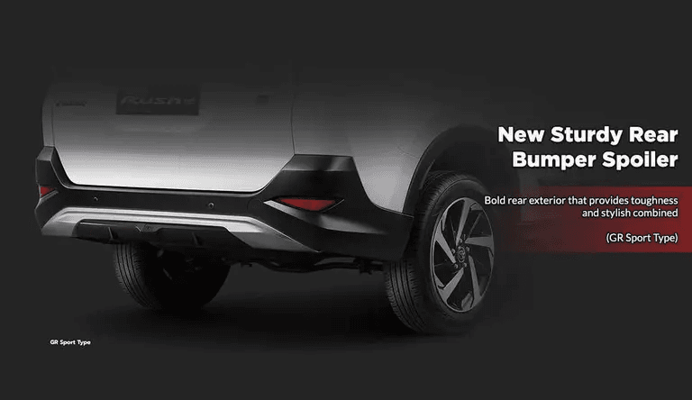 Sturdy Rear Bumper Spoiler