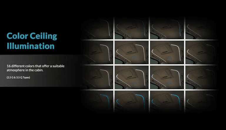 Color Ceiling Illumination