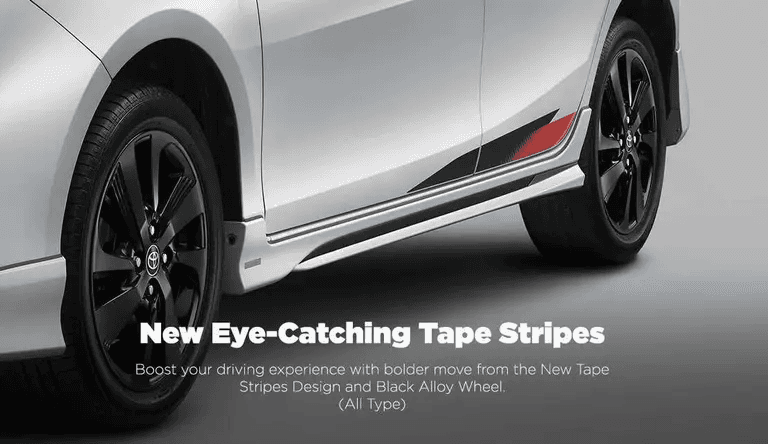 Eye Catching Side Stripes