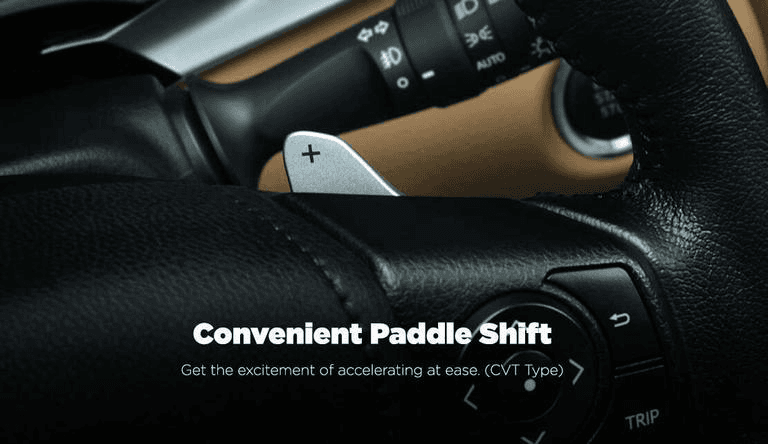 Convenient Paddle Shift
