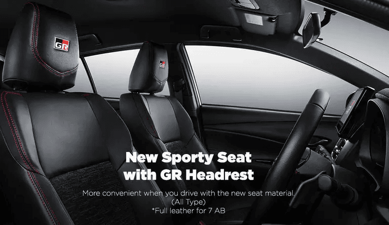 Sporty Seat with GR Headrest