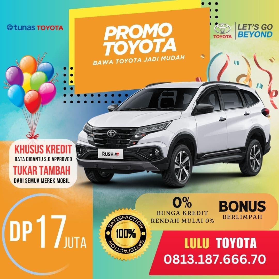 Promo Kredit New Rush DP Murah 17 juta