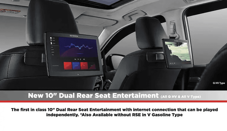 10" Dual Rear Seat Entertainment